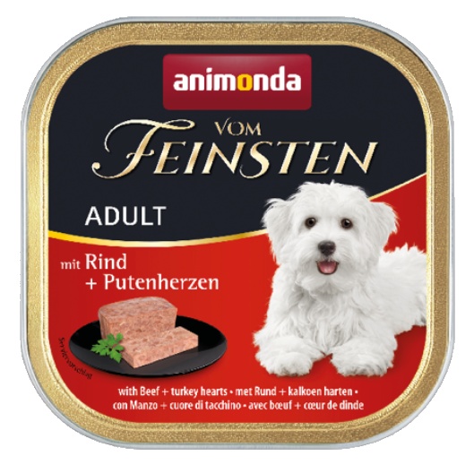 Animonda vom Feinsten Wołowina i Serca Indyka 150g 1121