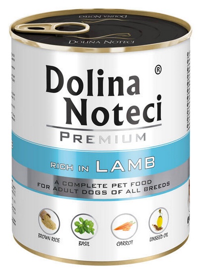 Dolina Noteci PREMIUM bogata w jagnięcinę 800g