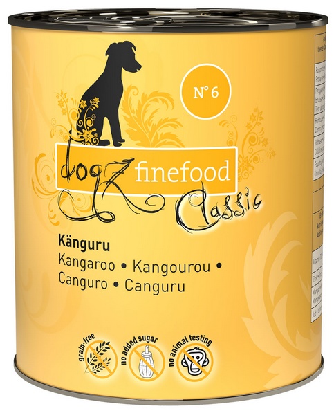 Dogz Finefood N.06 Kangur Puszka 800g
