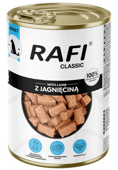 Rafi Classic z Jagnięciną w Sosie 1240g
