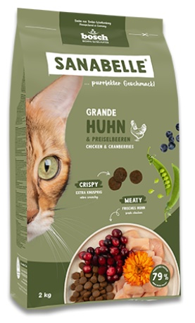 SANABELLE Grande Kurczak 2 kg dla kotów dużych ras