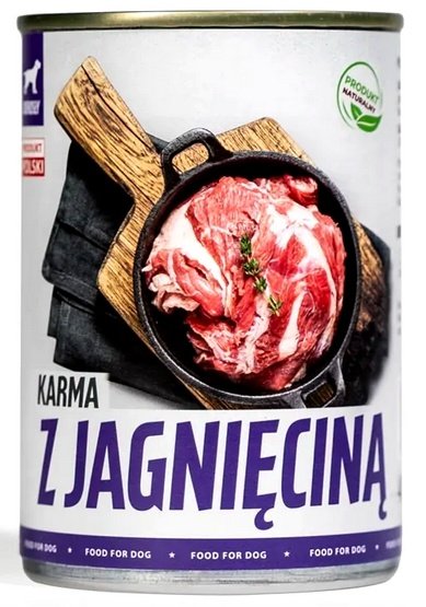 BULT Pakiet Bult Tuf Tuf Mokra Karma Dla Psa Mielonka z Jagnięciną 6 x 400 g