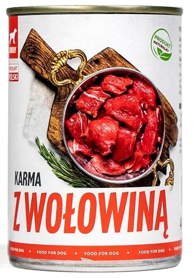 BULT Pakiet Bult Tuf Tuf Mokra Karma Dla Psa Mielonka z Wołowiną 6 x 400 g