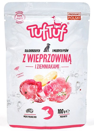 Saszetka Mielonka wieprzowina z ziem 100gr TUF TUF