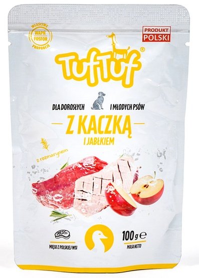 Saszetka Mielonka Kaczka z jabłkiem 100gr TUF TUF