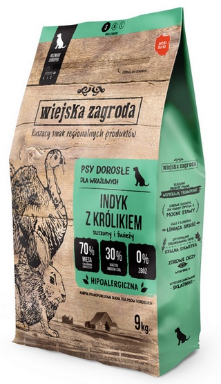 Wiejska Zagroda indyk i królik 15 kg