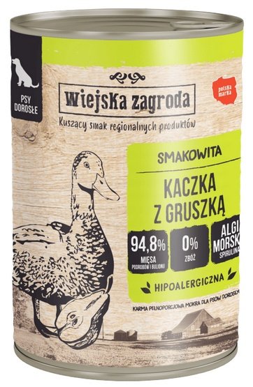 Wiejska Zagroda Kaczka z gruszką 400 g
