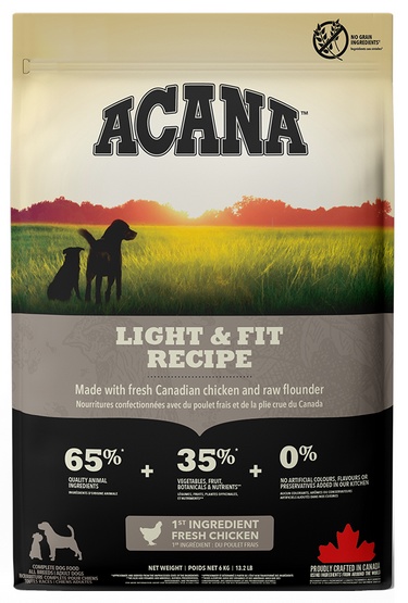 Acana Heritage Light & Fit 6 kg