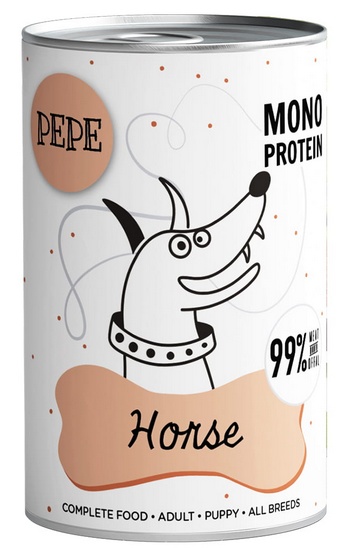 PAKA ZWIERZAKA Paka Zwierzaka Pepe Mokra Karma Dla Psa Dziczyzna 100 % 410 g