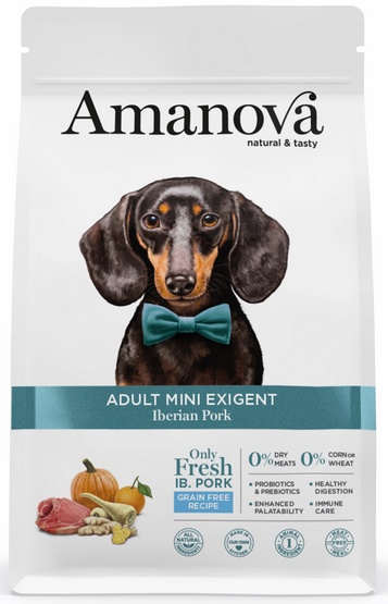 Amanova  Adult Mini Exigent Iberian Pork 7 kg