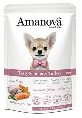 Amanova Adult Tasty Salmon & Turkey saszetka 300g