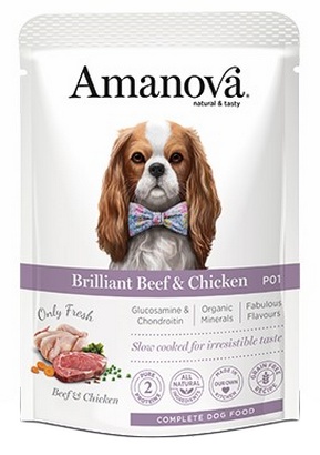 Amanova Adult Brilliant Beef & Chicken saszetka 300g