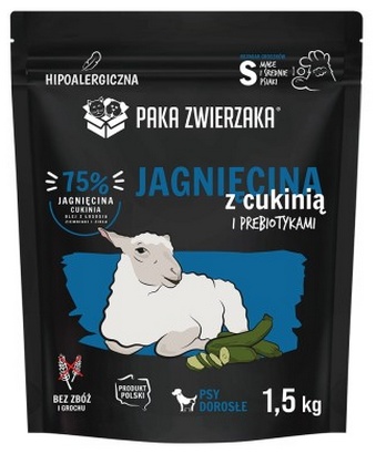 PAKA ZWIERZAKA Seventh Heaven Karma sucha Jagnięcina z cukinią S 1,5kg -