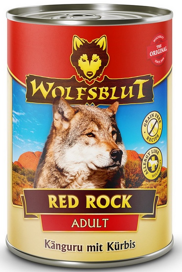 WOLFSBLUT DOG 395g puszka RED ROCK kangur,dynia