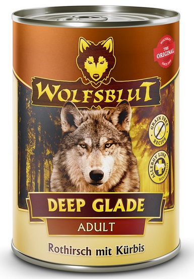 WOLFSBLUT DOG 395g puszka DEEP GLADE jeleń, bawół