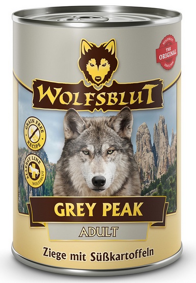WOLFSBLUT DOG 395g puszka GREY PEAK koza, bataty