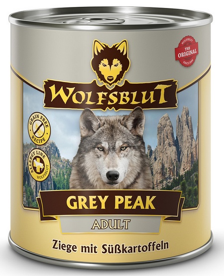 Wolfsblut Grey Peak Mokra Karma dla Psa Koza Batat 800g