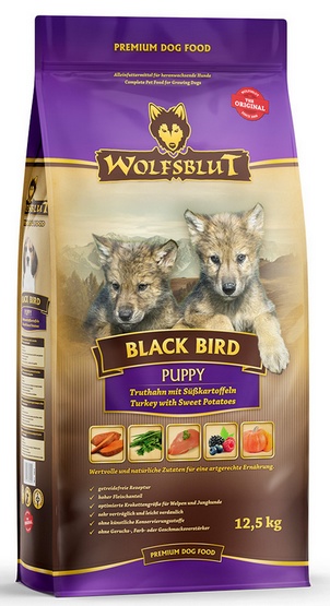 Wolfsblut Dog Black Bird Puppy - indyk i bataty 12,5kg