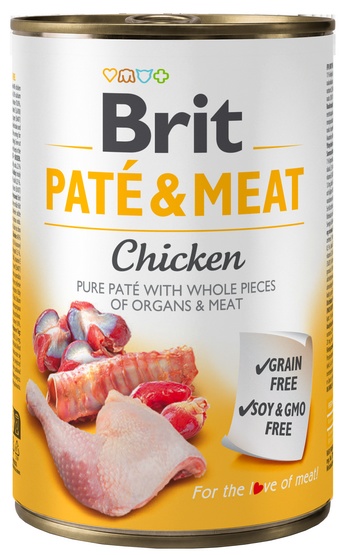 BRIT PATE & MEAT CHICKEN 400g