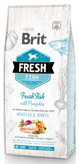 Brit Fresh Fish with Pumpkin Adult Large 2,5 kg