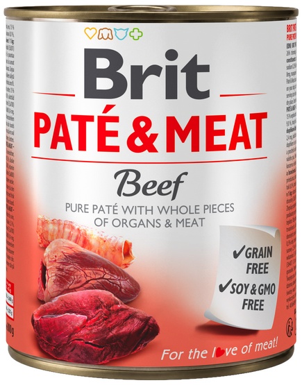 Brit PATE & MEAT BEEF 800g
