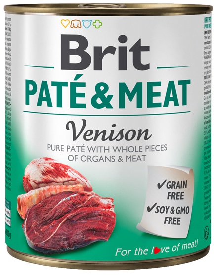 Brit PATE & MEAT VENISON 800g