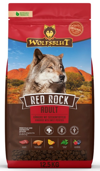 Wolfsblut Dog Red Rock kangur i bataty 12,5kg