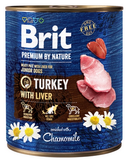 Brit Premium by Nature Turkey With Liver 800g 41717-uniw