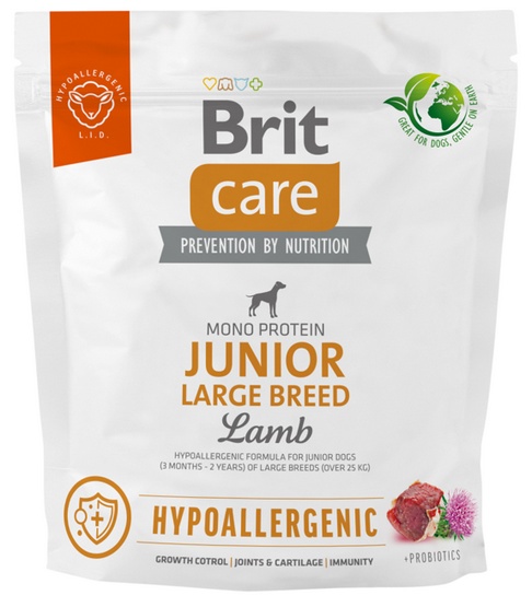 Brit Care Dog Hypoallergenic Junior Large 1 kg Lamb
