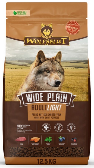 Wolfsblut Dog Wide Plain Adult Light 12,5kg
