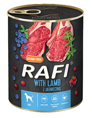 Dolina Noteci Rafi z jagnięciną 800g 41869-uniw