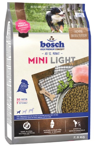 Bosch Petfood Dog Adult Mini Light 2,5 kg