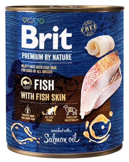 Brit Premium By Nature Fish with Fish Skin 800g
