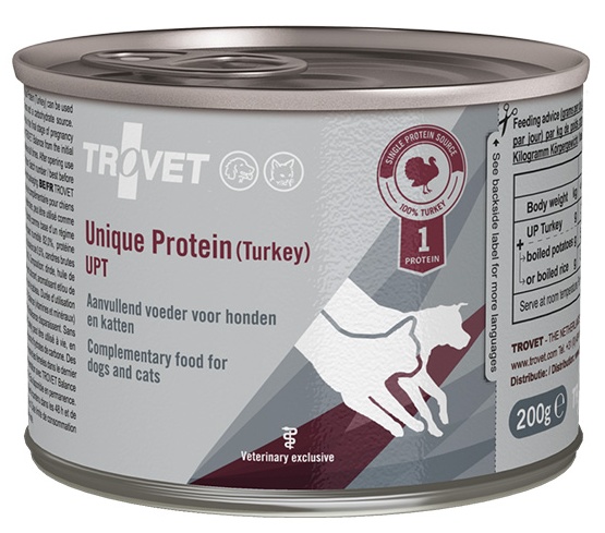 Trovet Unique Protein UPT Indyk dla psa i kota puszka 200g DLA ZAMÓWIEŃ + 99zł GRATIS!
