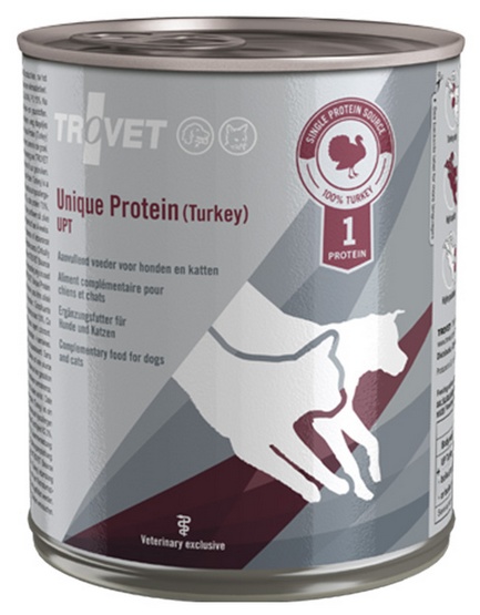 Trovet Unique Protein UPT Indyk dla psa i kota puszka 800g DLA ZAMÓWIEŃ + 99zł GRATIS!