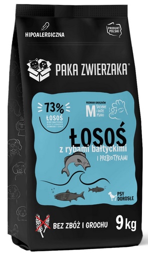 PAKA ZWIERZAKA sucha karma Seven’th Heaven Salmon & Fish baltic  (Łosoś i ryby bałtyckie) 9 kg