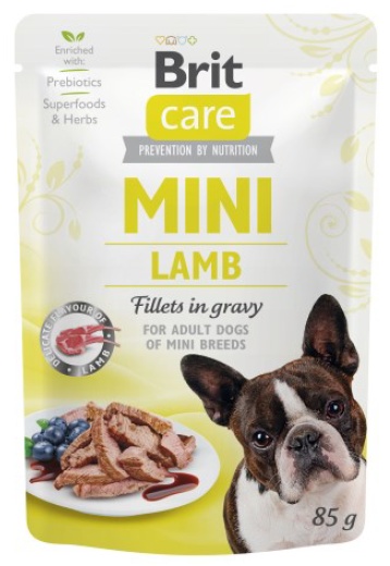 Brit CARE Mini Lamb fillets ingravy 85g 42308-uniw
