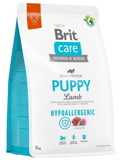 Brit Care Dog Hypoallergenic Puppy, jagnięcina i ryż - 3 kg