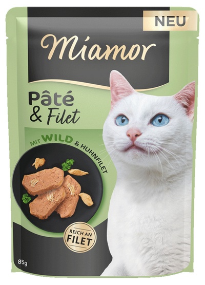 MIAMOR Pate and Filet with Game kawałki filetów z dziczyzną 85 g