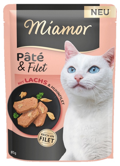MIAMOR Pate and Filet with Salmon kawałki filetów z łososiem 85 g