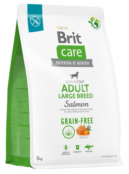 Brit Care Dog Grain-Free Adult Large 3 kg Salmon 