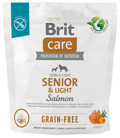Brit Care Dog Grain-Free Senior 1 kg Salmon