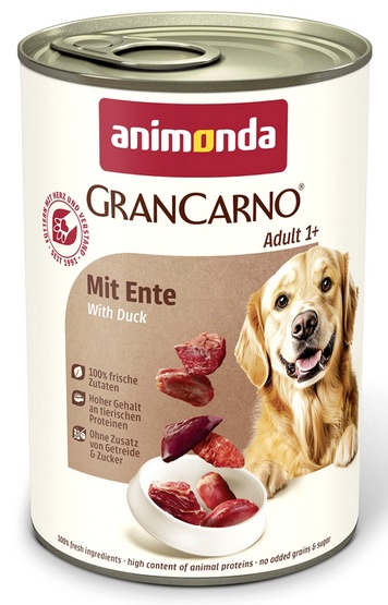 Animonda GranCarno Orginal Adult wieprzowina z kaczką 400g