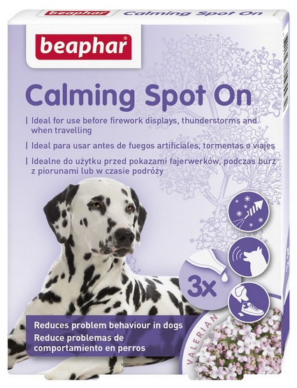 Beaphar No Stress Spot On Krople uspokajające dla psa 3x0.7ml
