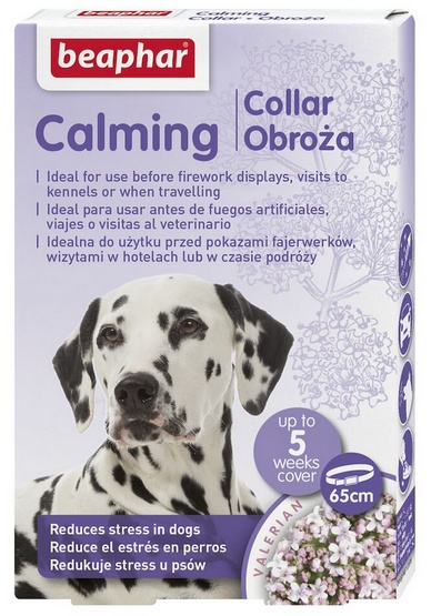 Beaphar Calming Collar obroża antystresowa dla psa 65cm 39881-uniw