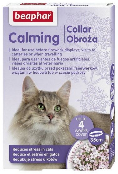 Beaphar Calming Collar obroża antystresowa dla kota 35 cm 39880-uniw