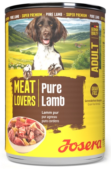JOSERA Meat Lovers Pure Lamb 400 g jagnięcina, mokra karma dla psów