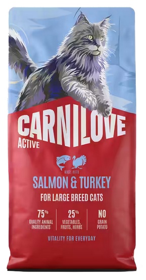 CARNILOVE Active Cat Salmon and Turkey Adult Large 2 kg łosoś i indyk, dla kotów dużych ras