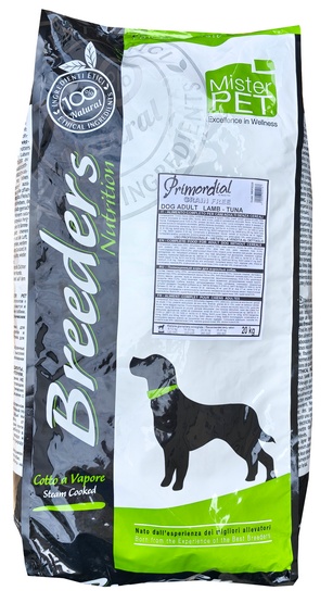 Primordial Breeders Dog Grain Free Adult Tuna & Lamb 20kg