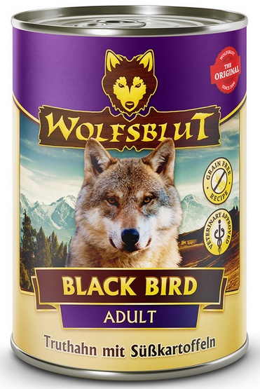 Wolfsblut Dog Black Bird - indyk i bataty puszka 395g